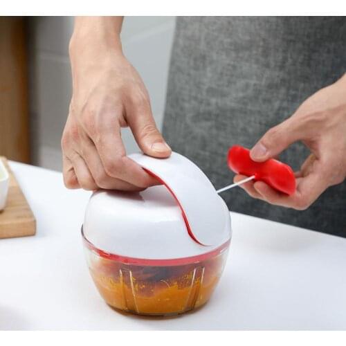 Manual Meat Crusher Vegetable Fruit Chopper Cutter Processor Garlic Cutter Grinder Food Fruit Twist Shredder Kitchen Tools
