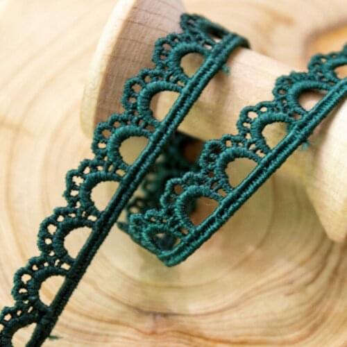 Exquisite Tooth Edge 1cm Water-Soluble Lace Trim Embroidery Diy Handmade Sewing Accessories Cuff Collar Curtain Material VQ2156