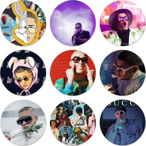 58mm Bad Bunny El Conejo Malo Kitchen Home Decor Refrigerator Magnetic Stickers Opener Beer Coke