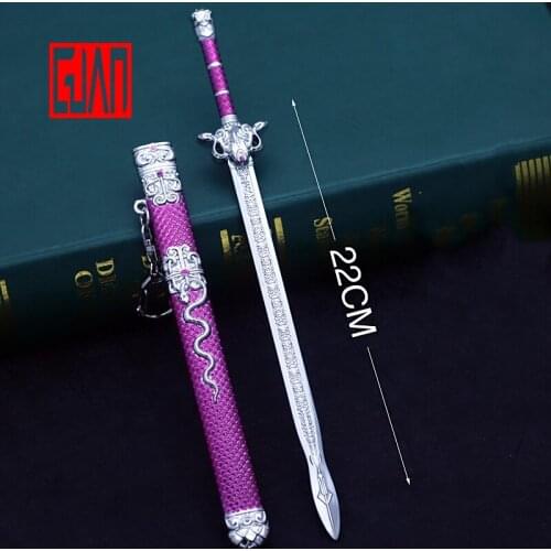 Alloy Sword Toy Magic Road Peripheral Tv Theater Version Peripheral Jiang Cheng Three Poisonous Sword Alloy Weapon