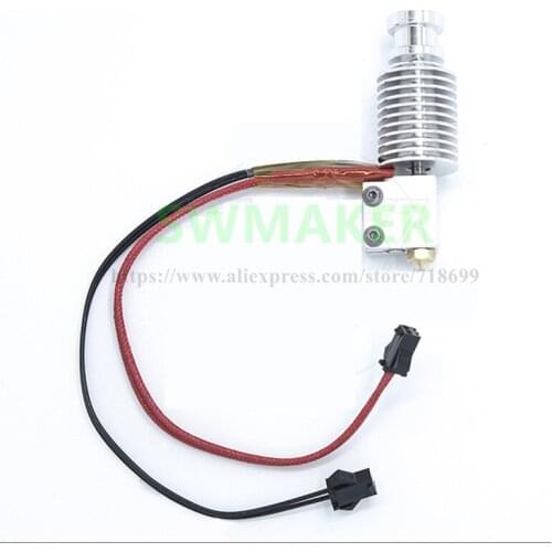 SWMAKER all metal bowden hotend V6 volcano nozzle for TEVO 3D printer accessories