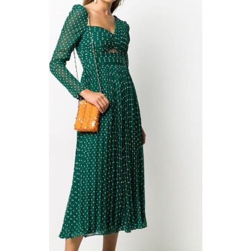 2021 Spring New Arrive Sexy Women Midi Dress One-shoulder Flocking Female Party Dress