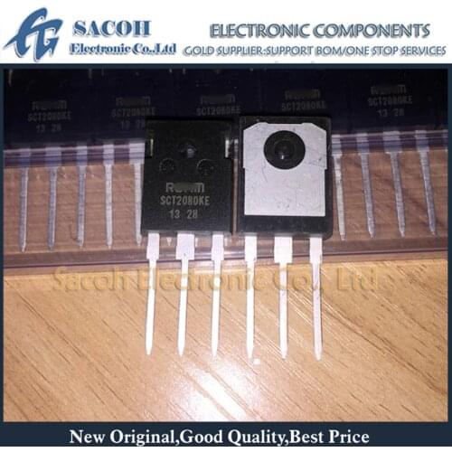 Free Shipping 5Pcs SCT2080KEC SCT2080KE SCH2080KEC SCH2080KE TO-247 40A 1200V N-channel SiC power MOSFET