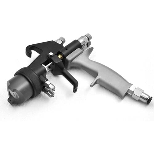 Dual Nozzle Double Head Spray Gun for Spray on Chrome Silver Effect