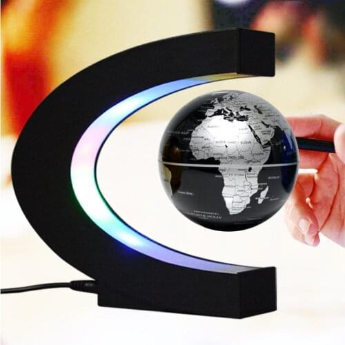 Floating Magnetic Levitation Globe LED World Map Electronic Antigravity Novelty Ball Lamp Home Decoration Education for Kid Gift