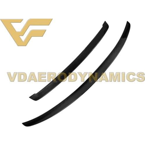 Suitable For 17-20 9YA Porsche Cayenne Turbo GTS VAD Carbon Fiber Rear Roof Middle Wing Spoiler - 2 pieces SET