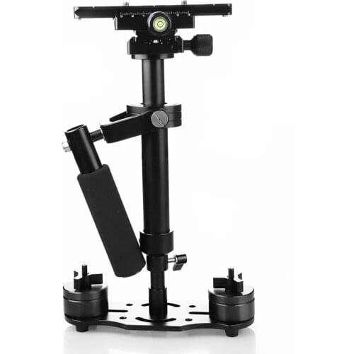 S40 Handheld Stabilizer Pro Version for Camera Video DV DSLR Nikon Canon, Sony, Panasonic (Black)