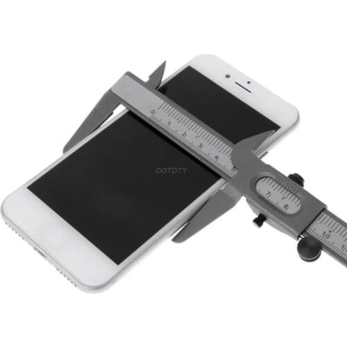 OOTDTY Vernier Caliper 6" 0-160mm Stainless Steel Metal Measuring Tool Gauge Micrometer