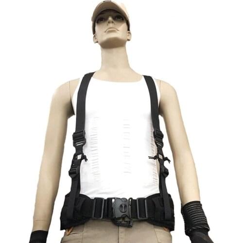 Tactical Molle Belt Military Girdle X-shaped Waist Belt 1000D Nylon Hunting Army Convenient Adjustable Soft Padded for Men