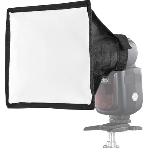 15cm x 17cm/ 6" x 7" Universal Collapsible Mini Flash Diffuser Studio Softbox Compatible for Canon,Nikon,Sony,Godox,Youngnuo