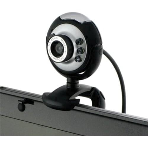 USB 2.0 50.0M 480P 6 LED HD Webcam Cameras HD Webcam Camera Web Cam With Mic For Computer PC Laptop Desktop