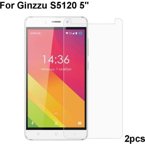 Ginzzu S5120 Tempered Glass Cover Case Screen protector 9H 2.5D Phone protective Glass Film For Ginzzu S5120 S 5120 2PCS
