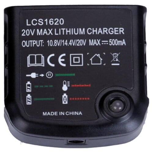 Rechargeable Charger LCS1620 20V For BLACK&DECKER NI-CD NI-MH Lithium Battery Portable Charging Charger For LBXR20 LB20 LBX20