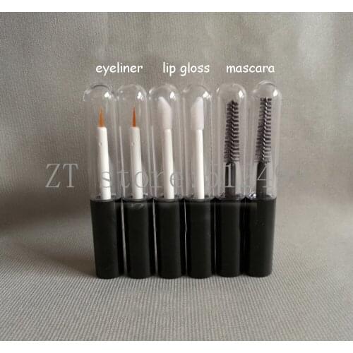 4ML 50pcs/lot Superior Quality Eyeliner Container, Empty DIY High-end Plastic Refillable Lip Gloss Bottle, Cosmetic Mascara Tube