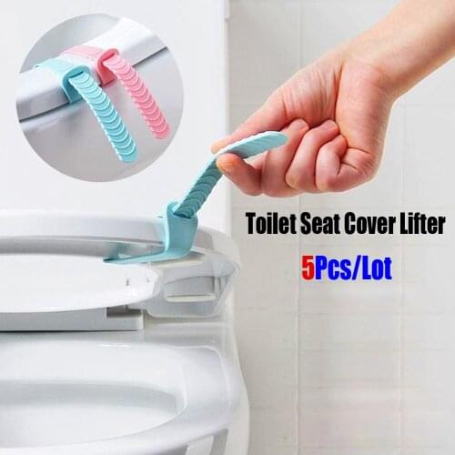 5Pcs/Lot Toilet Seat Cover Lifter Lid Bowl Seat Lift Handle Bathroom Toilet Seat Hot New Toilet Handle Lid Remover