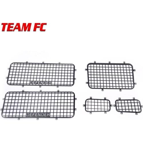 5pcs Metal Window Mesh Protective Net for 1/10 RC Crawler Car TRX-4 Practical RC Cars Accessories Toy S236