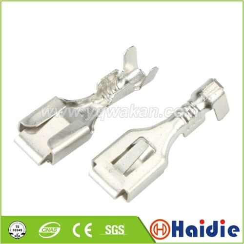 Free shipping 50pcs auto car splices wire terminal crimp loose pins terminal DJ621-B6.3A