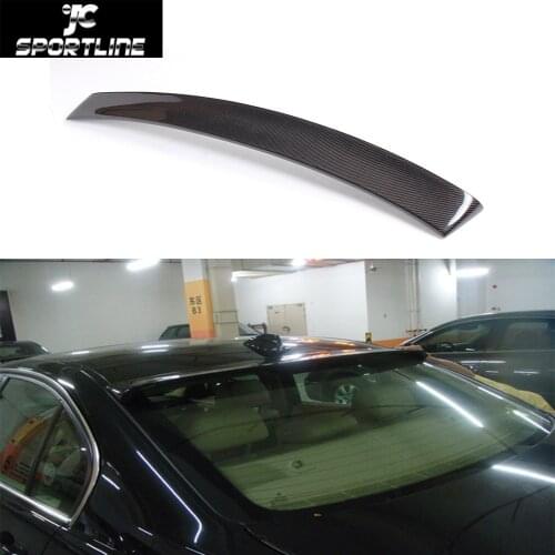 Car-Styling Carbon Fiber Roof Spoiler Lip Auto Wings For BMW 320i 325i 3 Series E90 2005-2011