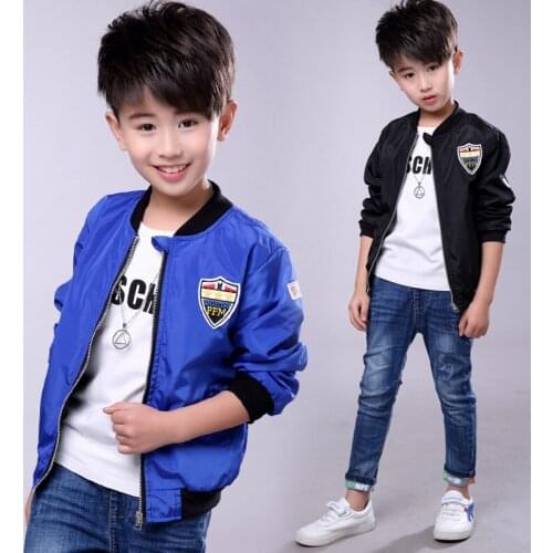 Childrenswear BOYS Spring Jacket 2020 New Style Big Boy Baseball Uniform Male Baby Children Casual Coat Fashion
