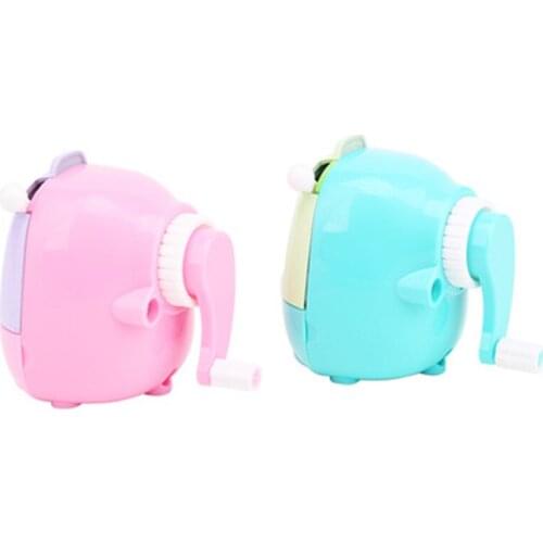 DL Effective 0738 cute cartoon pencil sharpener bag student knife pencil sharpener shake killer of children