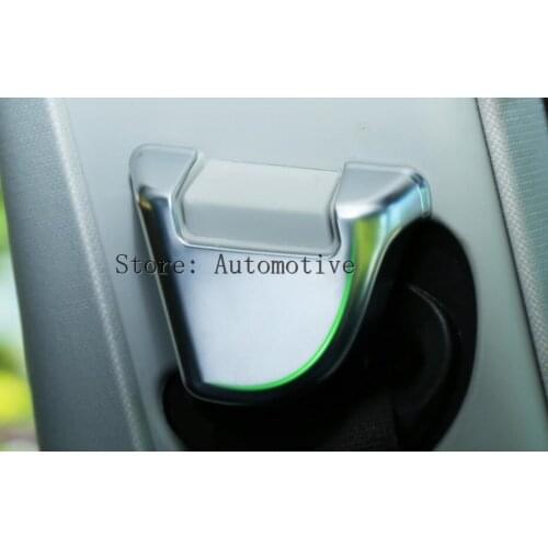 For Land Rover Range Rover Sport RR Sport Car-Styling ABS Matte Chrome Safety Belt Cover Button Trim Sticker Accessories 2014