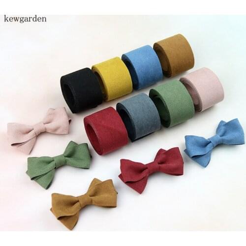 Kewgarden 38mm 1.5" 25mm 1" 1cm Twill Fabric Layering Cloth Ribbons Handmade Tape Cotton Ribbon DIY Bow tie Hair Accessories 8M