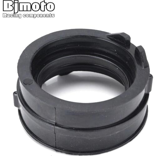 BJMOTO Motorcycle Rubber Adapter Inlet Intake Pipe For Yamaha WR400F WR426F 5JG1359700 Carburetor Interface Intake Manifold