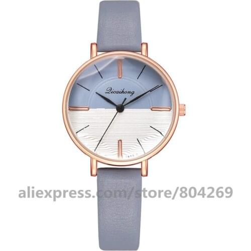 Wholesale Fashion Luxury watch Two Colors Watches Wrist Quartz Watch Women Color Matching Ladies Fashion Business Watches