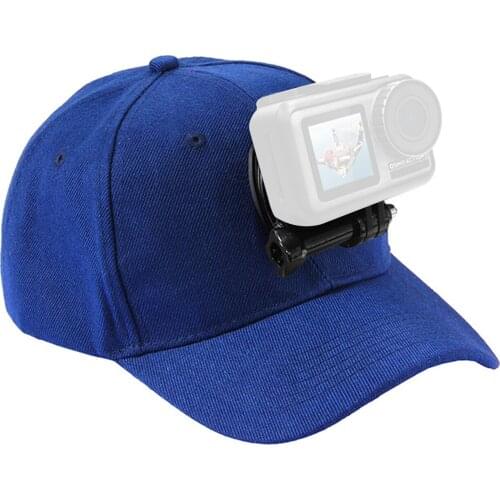 Cycling Gift With Action Camera Mount Hiking Comfortable Soft Baseball Cap Durable J Shape Base Stylish Fit For DJI Osmo Action