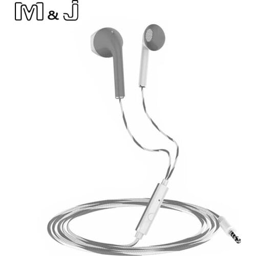 3.5mm Jack Earphone For MP3 Computer Phone Headphone With Microphone Bass Headset For Iphone Apple Sumsang Sport Headphones
