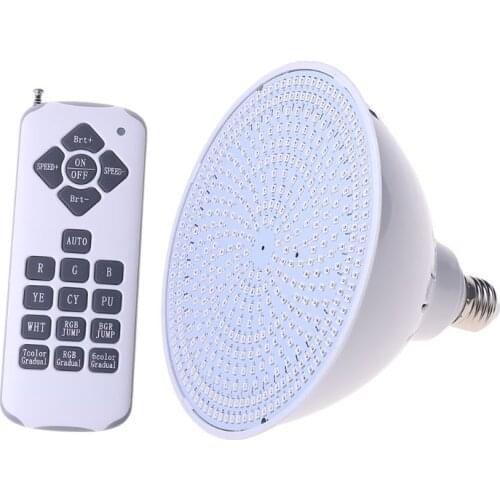 120V 45W Colorful Swimming Pool Underwater Round Lights LED Wateproof Festival Ambient Pool Lamp Garden Backyard