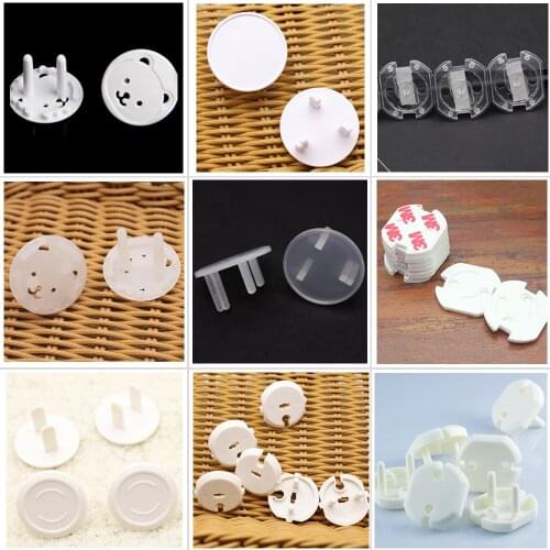 UK/ EU Power Socket Cover Electrical Outlet Baby Safety Guard Protection Anti Electric Shock Plugs Protector Cover