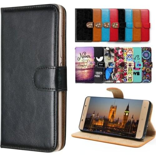 Vintage Flip Case with kickstand Luxury PU Leather case for Fly Nimbus 17 FS527,lovely cool Cartoon Wallet Fundas Cover