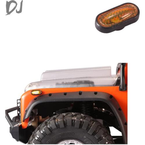 DJ RC Car Parts Turn Signal Light For 1/10 Simulation Model Car TRAXXAS TRX4 D90 D110 Update Accessories voiture