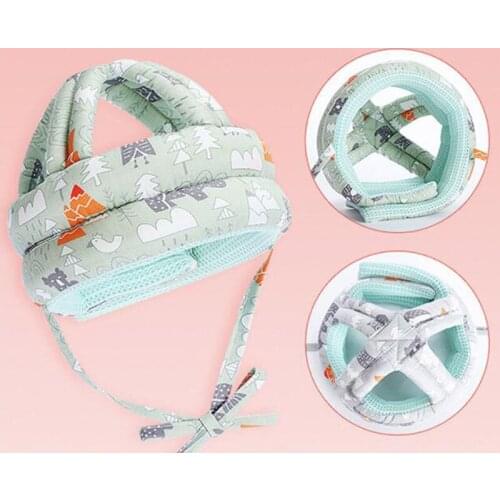 1Pcs Anti-collision Baby Toddler Cap Adjustable Breathable Baby Anti-fall Head Protection Cushion Cap Helmet Children Care