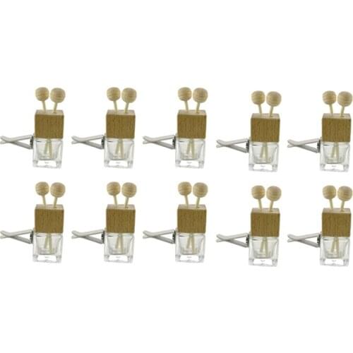 10Pcs Car Perfume Vent Clip Auto Air Outlet Perfume Bottle Remove Odor Essential Oil Diffuser Aroma Fragrance Diffuser