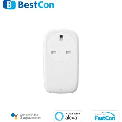 2020 BroadLink BestCon SP4L UK Wifi Smart Mini Plug Remote Control Timers via Wi-Fi/3G/4G FastCon Nightlight Alexa Voice Control
