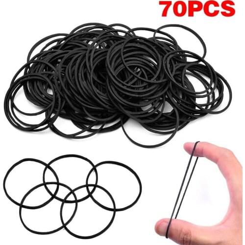 Professional Durable 70pcs Tattoo Accessories Supply Rubber Bands Gun Tattoo Machine Supply Black Rubber Tattoo Bands O Ring