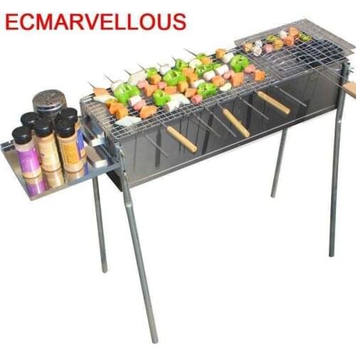 Para Mangal Izgara Grille Garden Mini Parrilla Camping Carbon Charcoal Barbacoa Churrasco Commercial Barbecue For Outdoor Grill