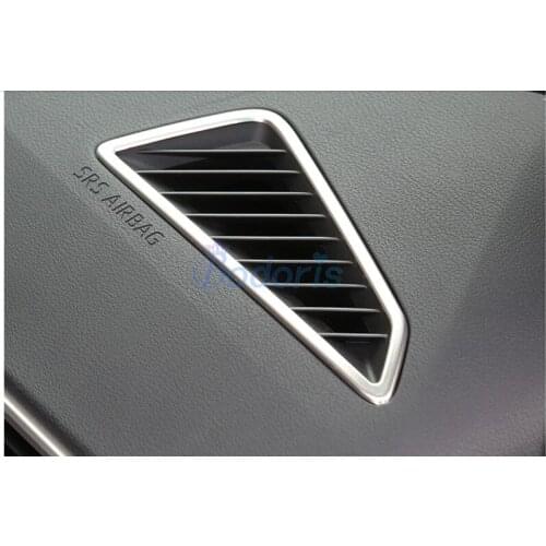 For Toyota Corolla 2019 Interior Stainless Steel Dashboard Air Conditioner Vent Cover AC Outlet Trim Car Styling Accessories