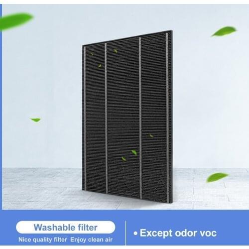 Washable Formaldehyde Activated Carbon Filter for Sharp FZ-A60DFE 150DFS Air Purifier 450*250*10mm