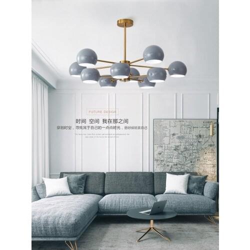 Nordic Simple Modern Shopping Mall Living Room Dining Room Childrens Room Light Bedroom Light Luxury Magic Bean Chandelier Lamp