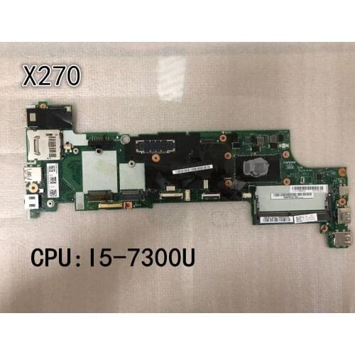Original Laptop Lenovo ThinkPad X270 Mainboard I5-7300U FRU 01HY507 01HY505 01LW712