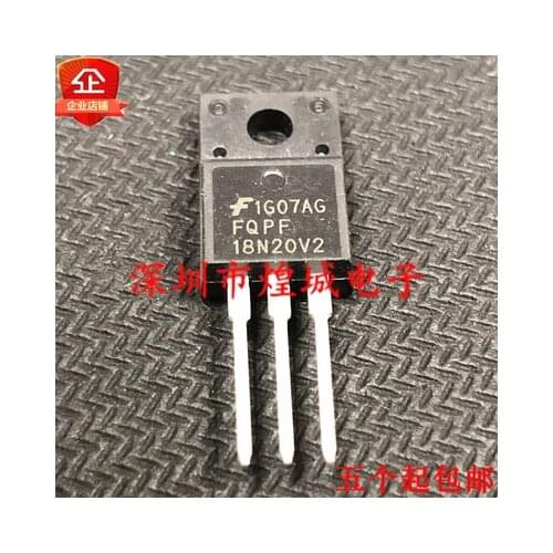 Original New 5pcs/ FQPF18N20V2 TO-220F 200V 18A