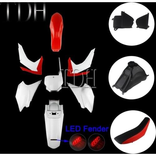 Enduro Motocross Complete Full Plastic Fairing Kit for Honda CRF230F Front Fender Seat Cushion Fuel Tank Side Panel Frame Cover