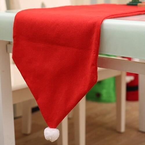 Christmas Chair Covers Tablecloth Runner Decoration Xmas Dinner Party Santa 2
