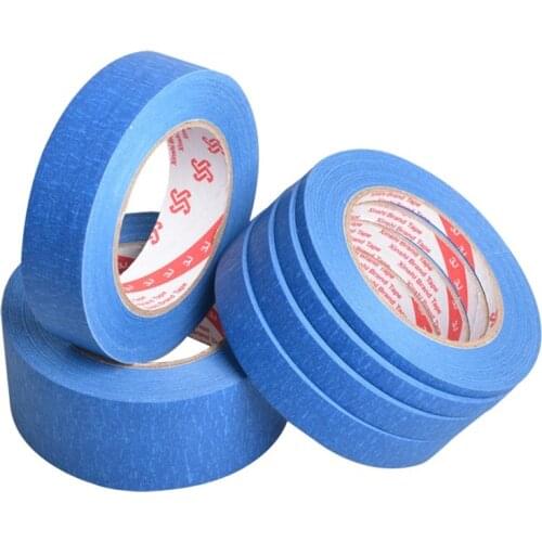 Blue Masking Tape 50 Meter For Car Painting Wall Painting Nail Painting Decoration Spray paint masking decoration can written