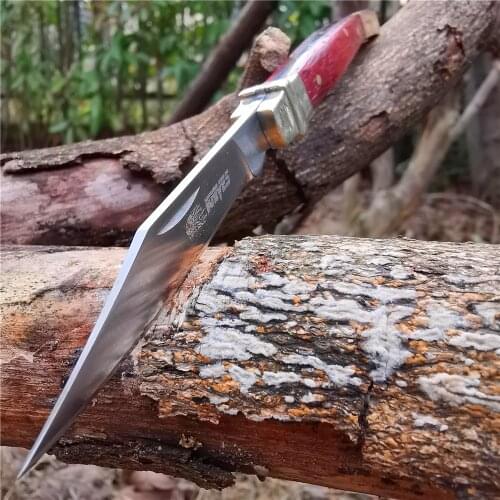 Folding Knife, Sharp Pocket Knife, 8CR13MOV Stainless Steel Knife, Sharp and Durable, Peeling, Open Bag Outdoor Tool