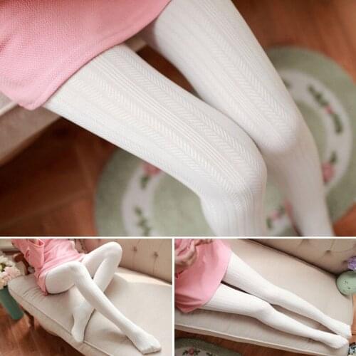 Super Elastic Jacquard Velvet Wheat Ear Print Tights Women Solid Tights Female Collant Stretchy Pantyhose Hosiery