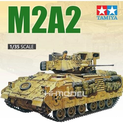 Tamiya 35264 1/35 M2A2 ODS Bradley Infantry Fighting Vehicle Assembly Model Building Kits Hobby Plastic Toys For Adults DIY